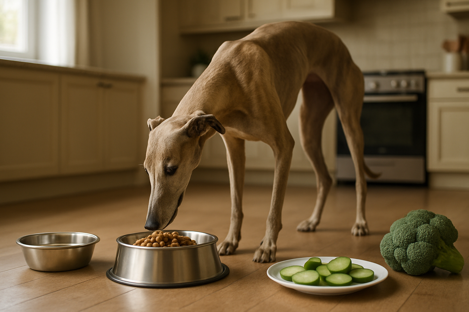 Greyhound retirement care — Feeding a Retired Greyhound: Diet, Weight Management, and Hydration