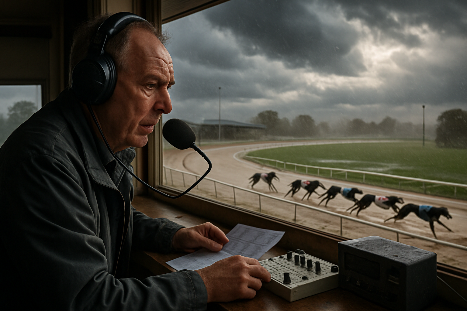 Greyhound race commentary — The Impact of Weather and Scheduling on Broadcasts