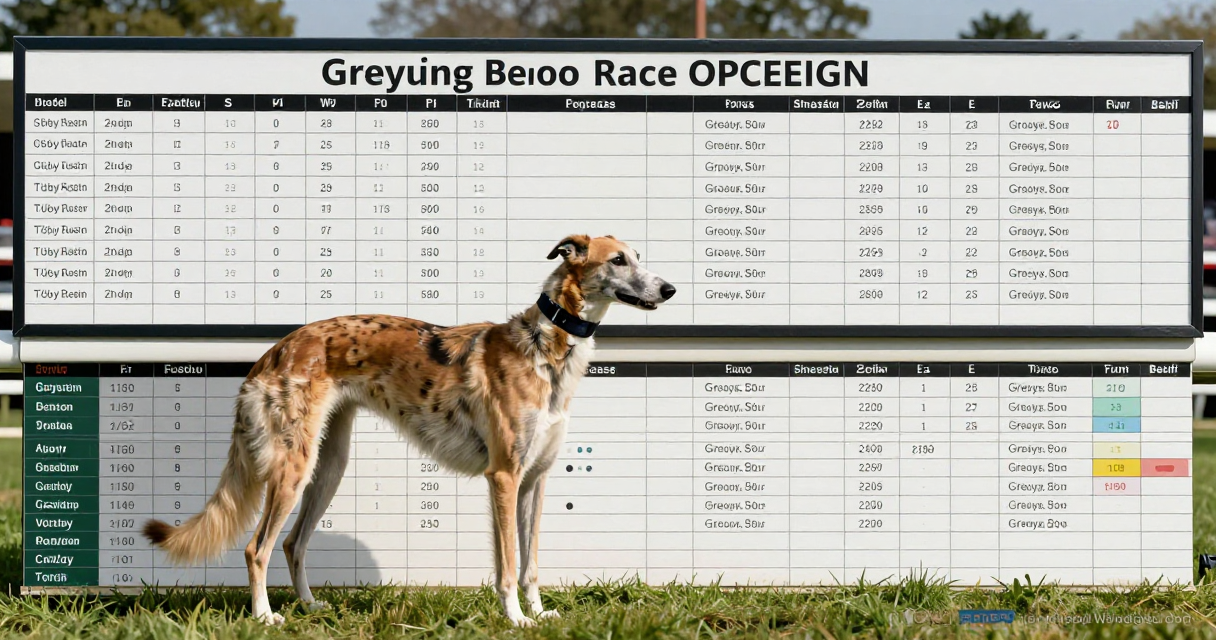 Greyhound race scheduling